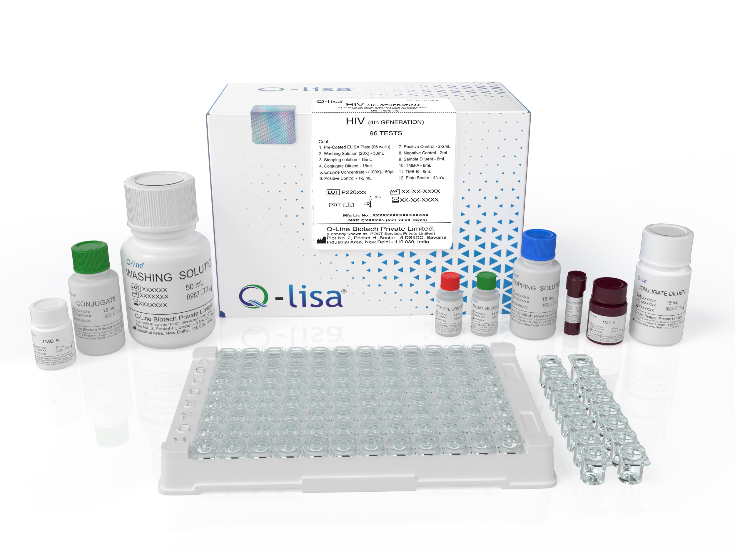 Q LINE HIV ELIZA 96T